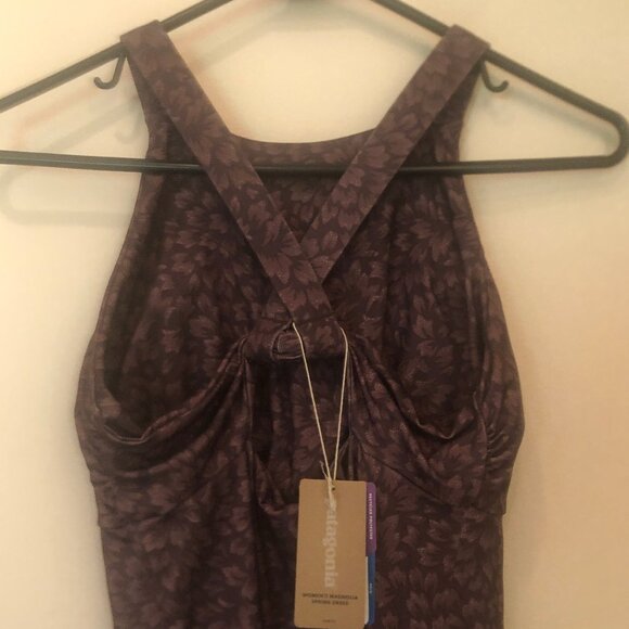 NWT brown floral Patagonia Magnolia Spring Dress sz XS - Picture 7 of 16
